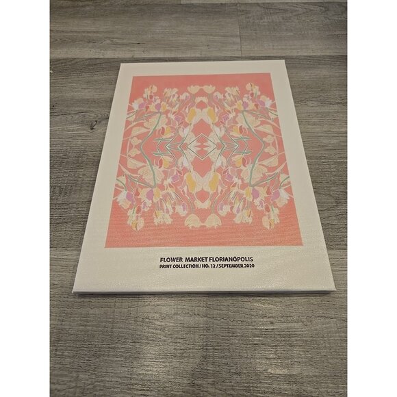 Abstract Floral Wall Art Pink White FLOWERS Matisse 3-Piece Set Canvas on Frame - Picture 4 of 5